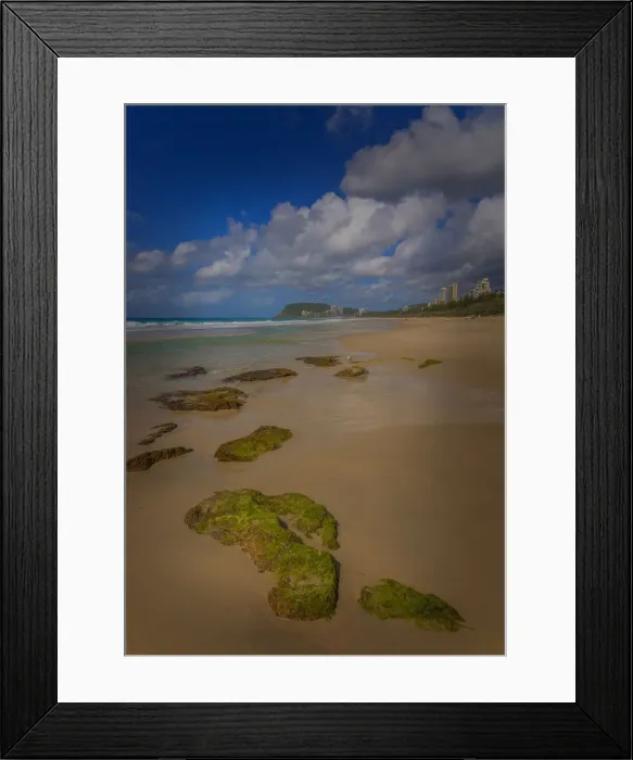 Framed Print : Nobbies beach, on the Gold coast of southern Queensland Framed Print : Nobbies beach, on the Gold coast of southern Queensland