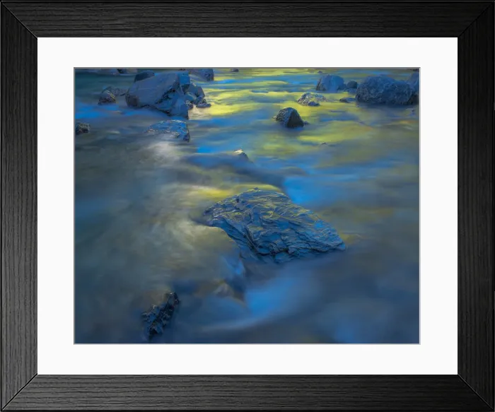 Framed Print : Colours in a mountain stream