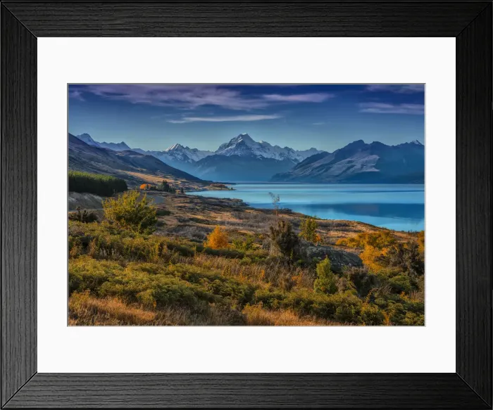 Framed Print : Lake Pukaki, South Island of New Zealand