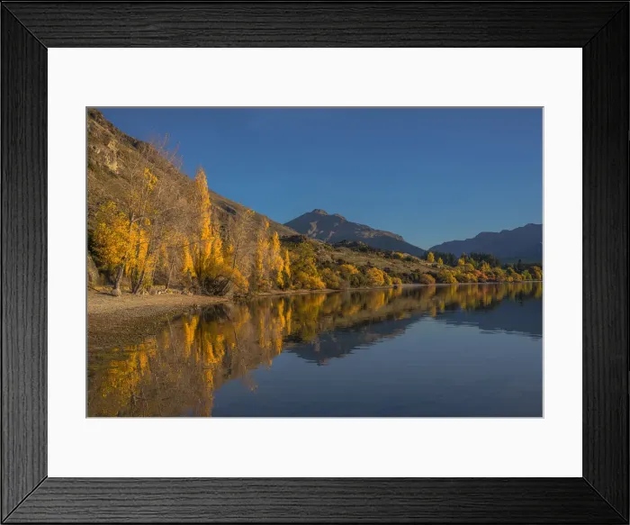 Framed Print : Autumn colours around Glendhu bay