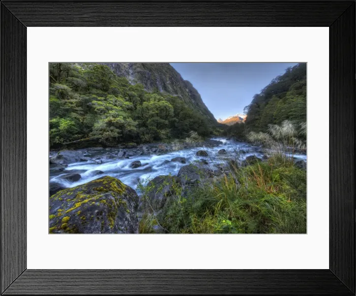Framed Print : The Tutoko river, Fjordland national park, South Island, New Zealand Framed Print : The Tutoko river, Fjordland national park, South Island, New Zealand