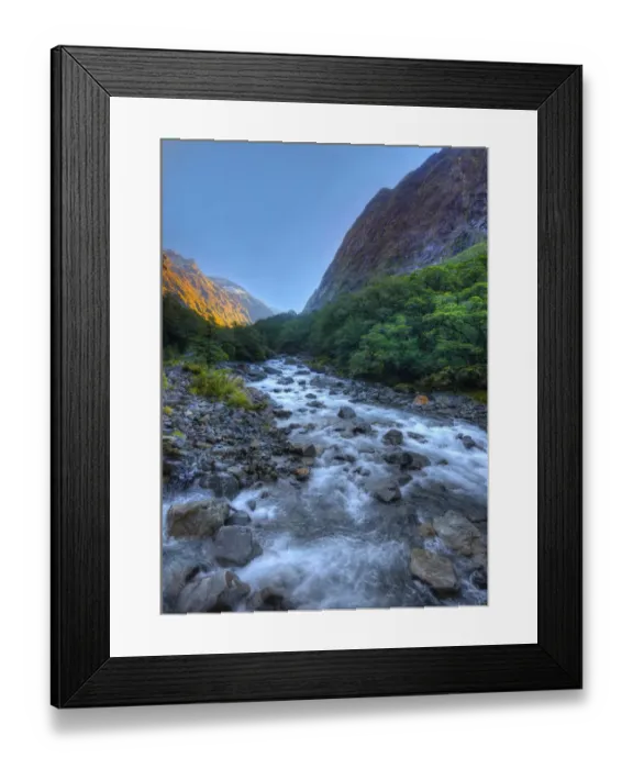 Framed Print : The Tutoko river, Fjordland national park, South Island, New Zealand Framed Print : The Tutoko river, Fjordland national park, South Island, New Zealand