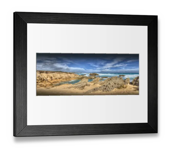 Framed Print : The Crags, an unusual coastal area near Port Fairy, Victoria, Australia Framed Print : The Crags, an unusual coastal area near Port Fairy, Victoria, Australia
