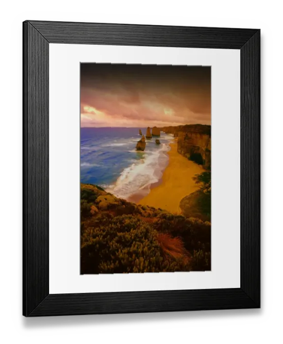 Framed Print : Shipwreck coastline, Victoria, Australia