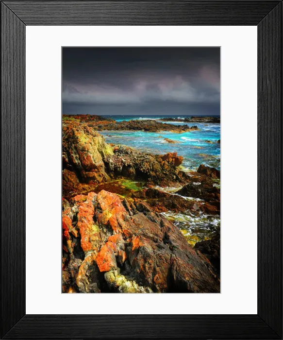 Framed Print : Stormy weather, King Island, Bass Strait, Tasmania, Australia Framed Print : Stormy weather, King Island, Bass Strait, Tasmania, Australia
