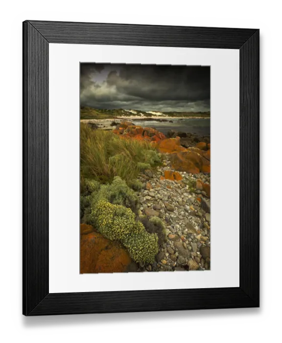 Framed Print : Stormy weather, King Island, Bass Strait, Tasmania, Australia Framed Print : Stormy weather, King Island, Bass Strait, Tasmania, Australia