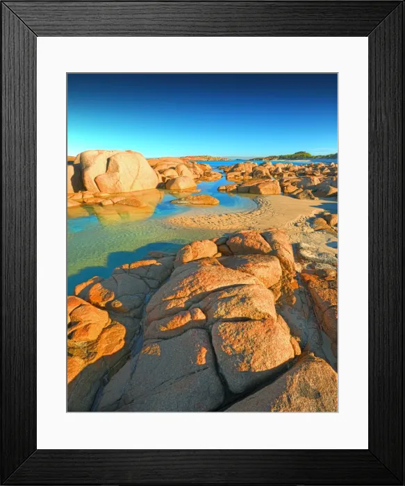 Framed Print : Rock-pools, Broken arm beach, King Island Bass Strait, Tasmania, Australia Framed Print : Rock-pools, Broken arm beach, King Island Bass Strait, Tasmania, Australia