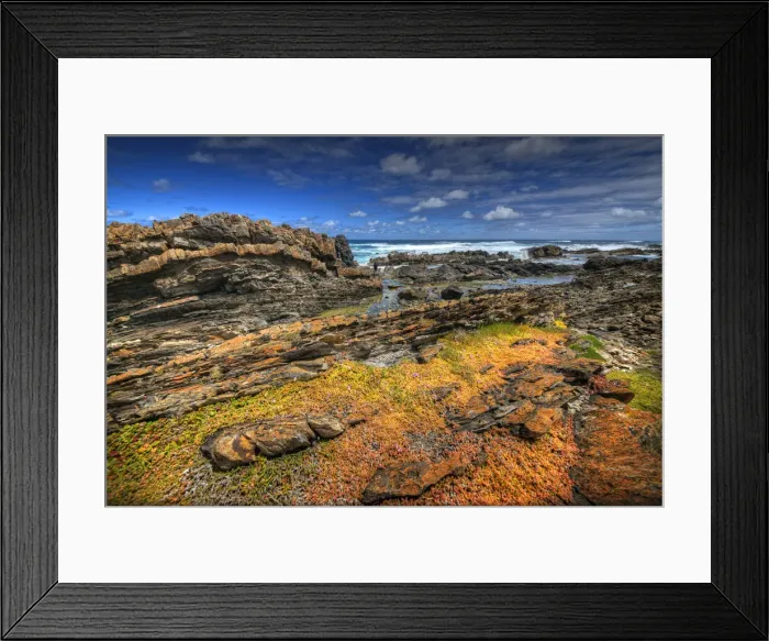 Framed Print : Rugged coastline, King Island Bass Strait, Tasmania, Australia