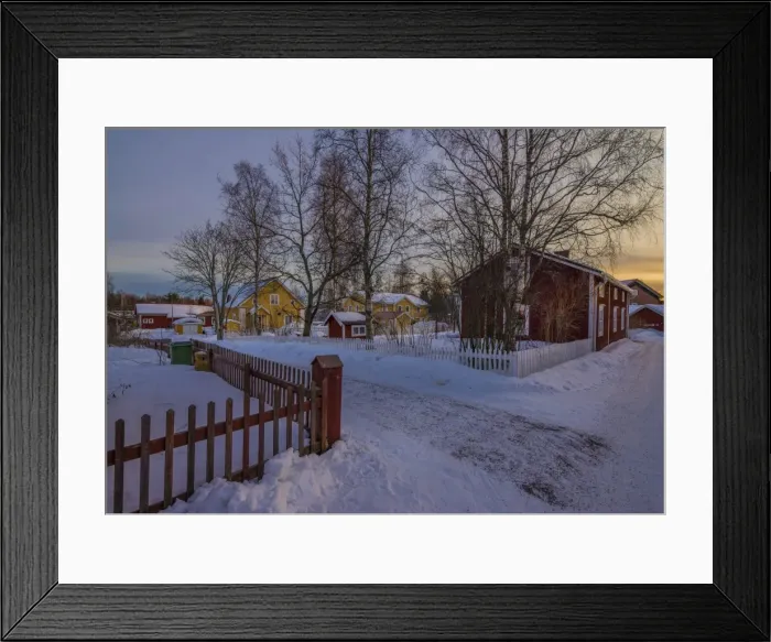 Framed Print : A view of the historic village of old Lulea, Lapland, Sweden Framed Print : A view of the historic village of old Lulea, Lapland, Sweden