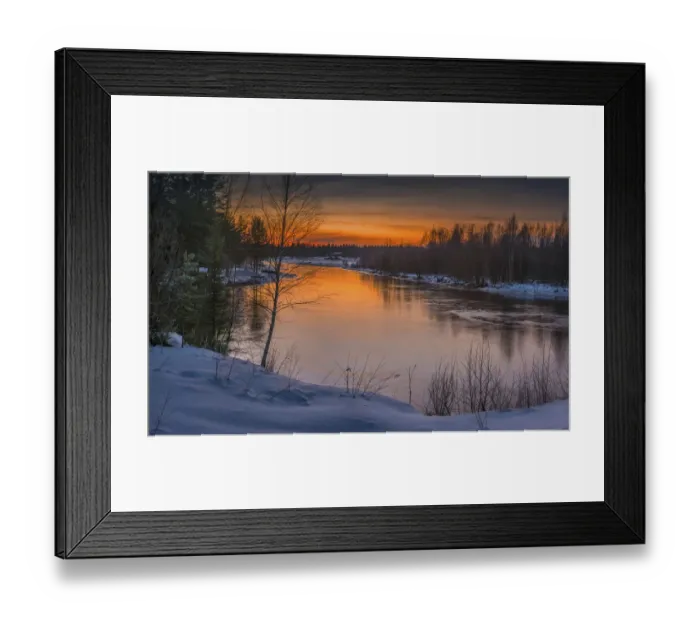 Framed Print : Dusk at Brandon Island, Baltic sea, Lapland, Sweden Framed Print : Dusk at Brandon Island, Baltic sea, Lapland, Sweden