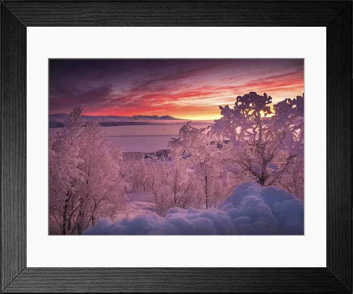 Framed Print : Dawn light sweeps across the landscape at Bjorkliden, Lapland, Sweden Framed Print : Dawn light sweeps across the landscape at Bjorkliden, Lapland, Sweden