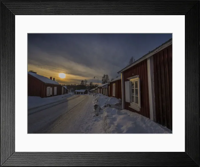 Framed Print : A view of the historic village of old Lulea, Lapland, Sweden Framed Print : A view of the historic village of old Lulea, Lapland, Sweden