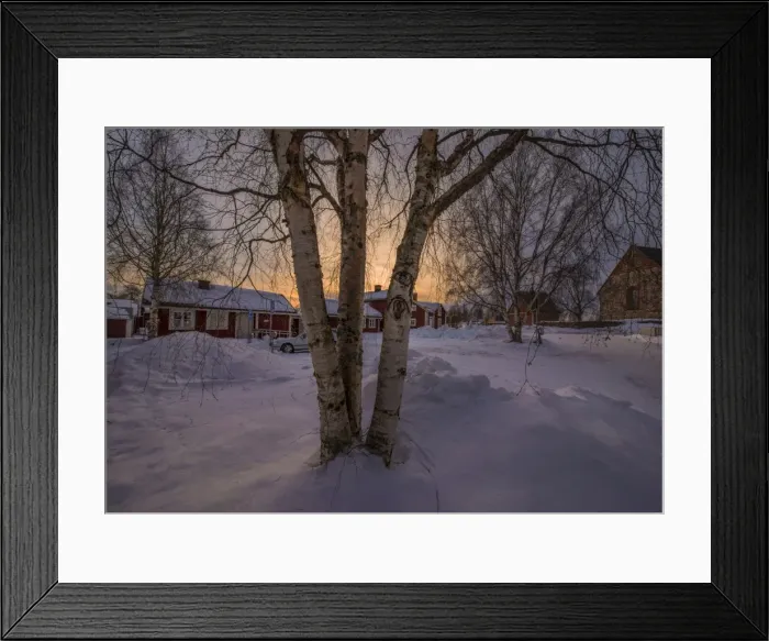 Framed Print : A view of the historic village of old Lulea, Lapland, Sweden Framed Print : A view of the historic village of old Lulea, Lapland, Sweden