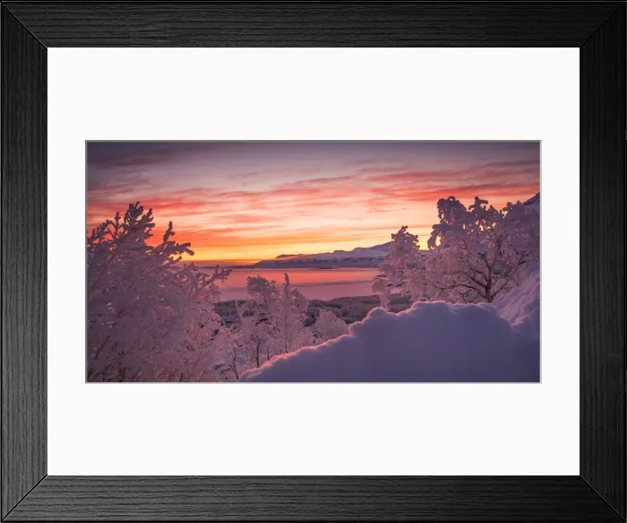 Framed Print : Dawn light sweeps across the landscape at Bjorkliden, Lapland, Sweden Framed Print : Dawn light sweeps across the landscape at Bjorkliden, Lapland, Sweden