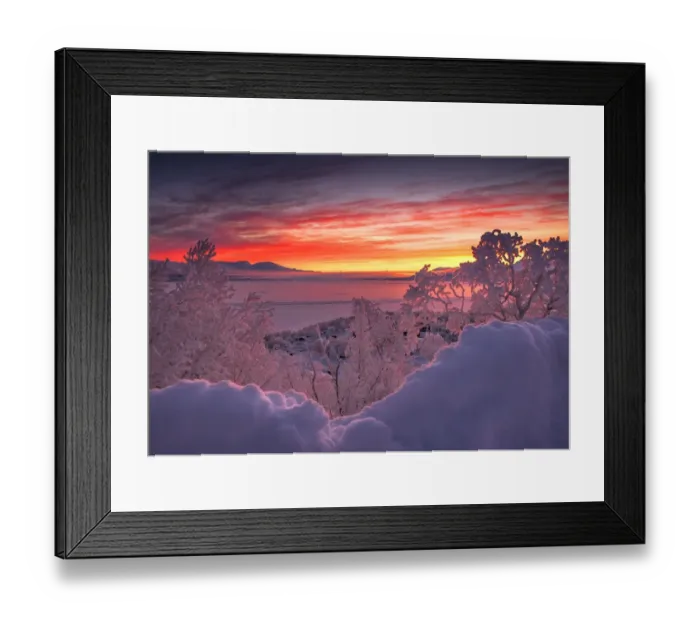 Framed Print : Dawn light sweeps across the landscape at Bjorkliden, Lapland, Sweden Framed Print : Dawn light sweeps across the landscape at Bjorkliden, Lapland, Sweden