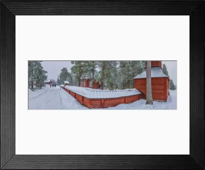 Framed Print : Jokkmokk in winter, Lapland, Sweden Framed Print : Jokkmokk in winter, Lapland, Sweden