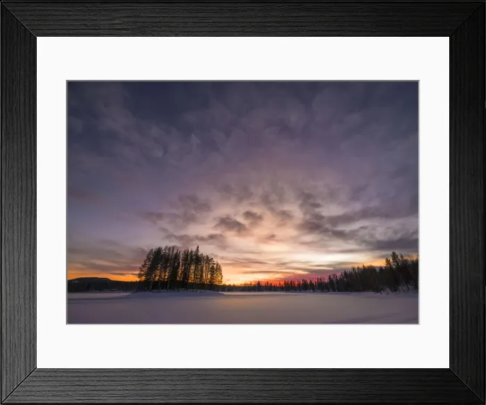 Framed Print : Winter scene on the coastline of the Baltic sea near Ranea, Lapland, Sweden Framed Print : Winter scene on the coastline of the Baltic sea near Ranea, Lapland, Sweden