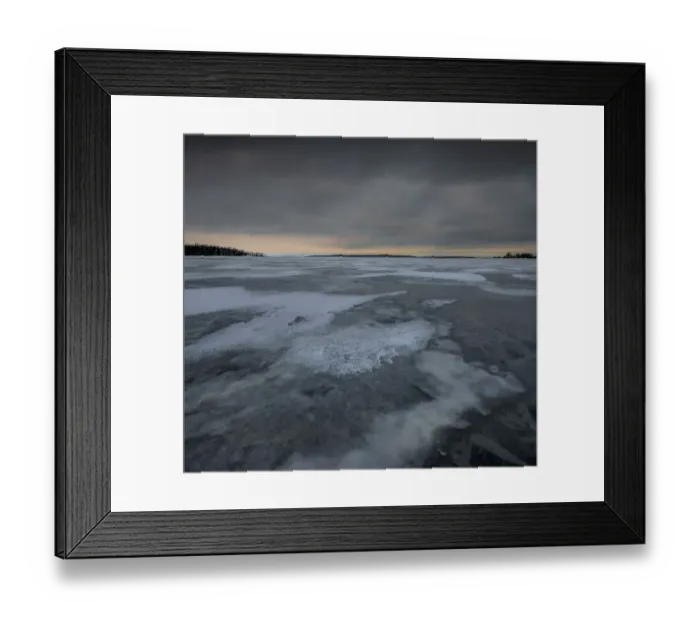 Framed Print : Winter scene on the coastline of the Baltic sea near Ranea, Lapland, Sweden Framed Print : Winter scene on the coastline of the Baltic sea near Ranea, Lapland, Sweden