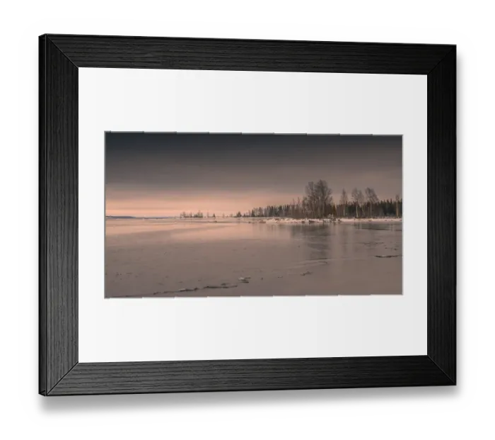 Framed Print : Winter scene on the coastline of the Baltic sea near Ranea, Lapland, Sweden Framed Print : Winter scene on the coastline of the Baltic sea near Ranea, Lapland, Sweden