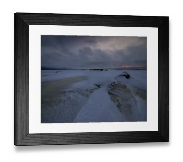 Framed Print : Winter scene on the coastline of the Baltic sea near Ranea, Lapland, Sweden Framed Print : Winter scene on the coastline of the Baltic sea near Ranea, Lapland, Sweden