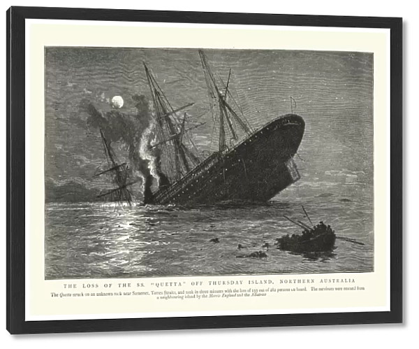 Sinking of the RMS Quetta, 1890