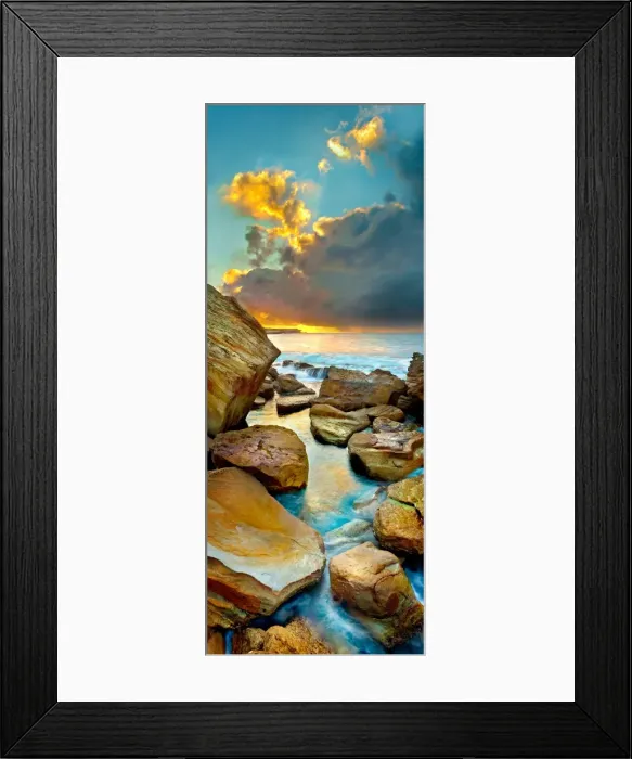 Framed Print : Coogee Beach Sunset Framed Print : Coogee Beach Sunset