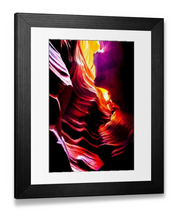 Framed Print : Antelope Canyon ribs