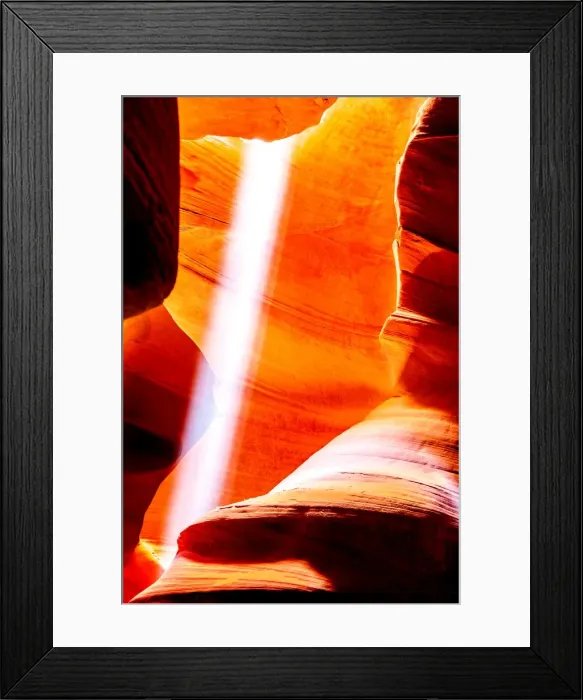 Framed Print : Antelope Canyon Sunbeam