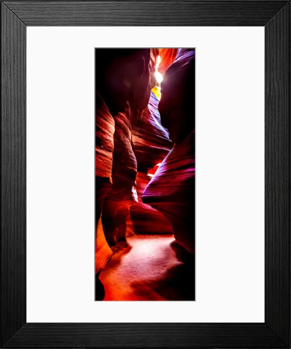 Framed Print : Antelope canyon exit