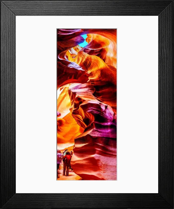 Framed Print : Tourists of Upper Antelope Canyon