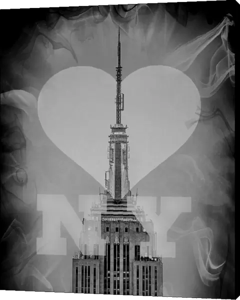 Love New York B&W