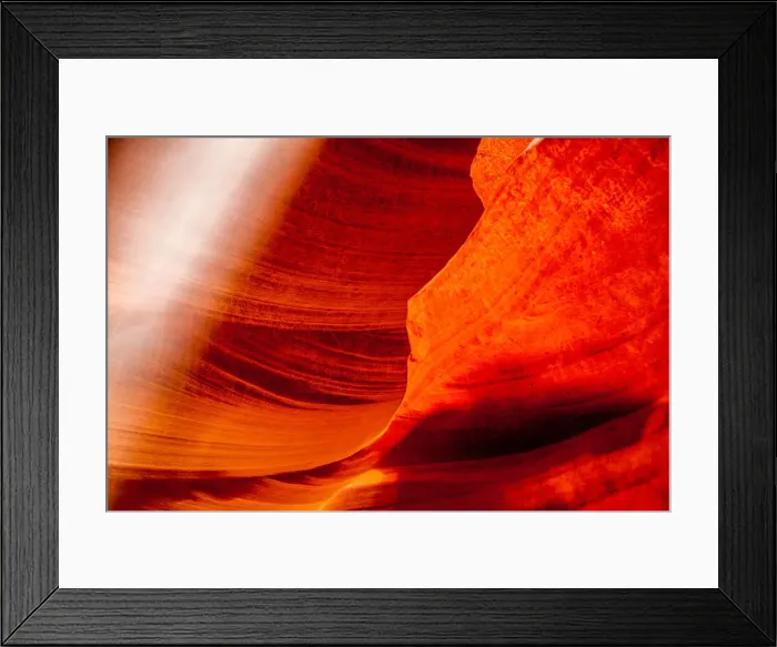Framed Print : Antelope Canyon texture Framed Print : Antelope Canyon texture