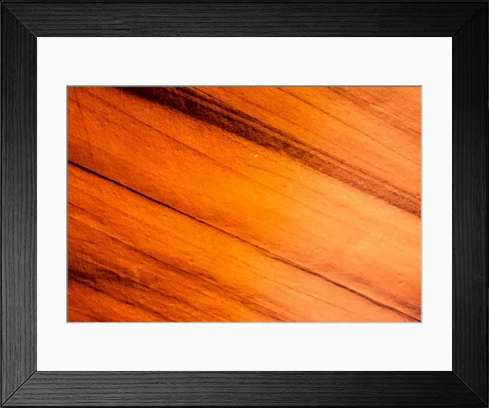 Framed Print : Antelope canyon texture
