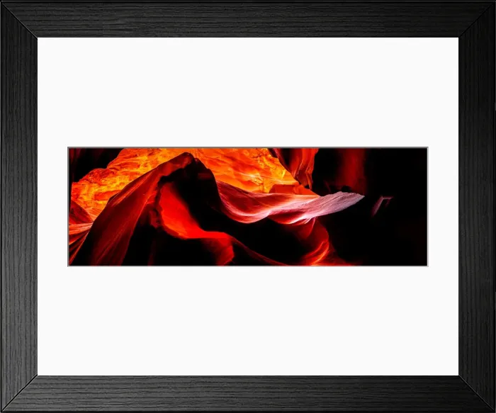 Framed Print : Antelope Canyon twisted rocks