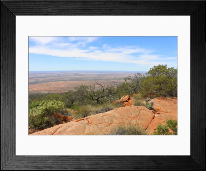 Framed Print : Mt. Augustus view Framed Print : Mt. Augustus view
