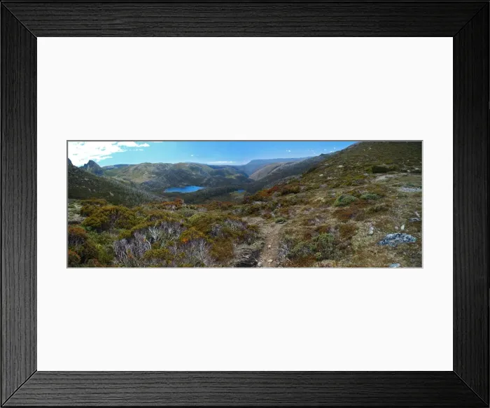 Framed Print : Overland track in Tasmania