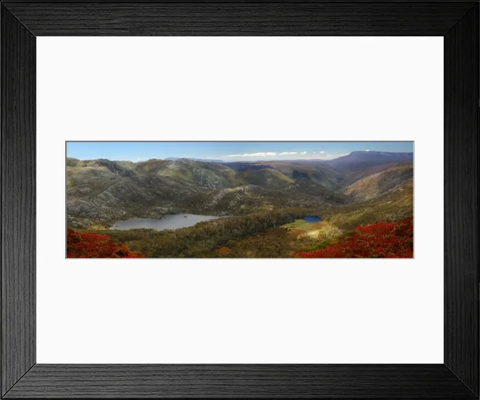 Framed Print : Overland track tasmania