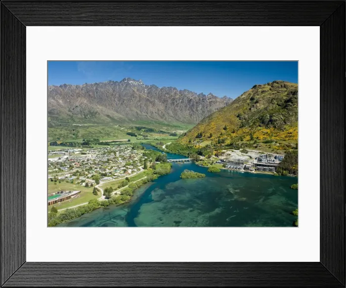 Framed Print : Queenstown south Island New Zealand