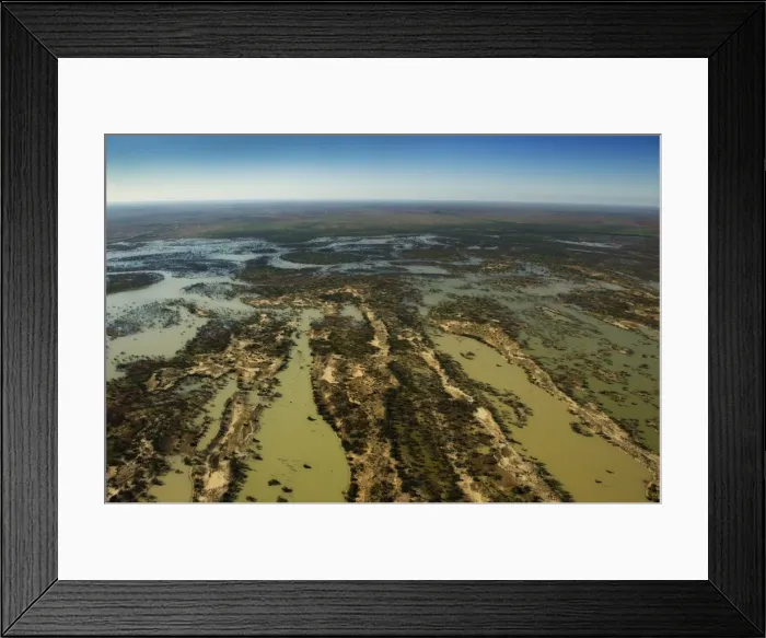 Framed Print : Cooper Creek Birdsville Track SA