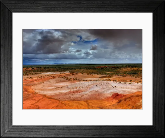 Framed Print : Ochre Pits Farina