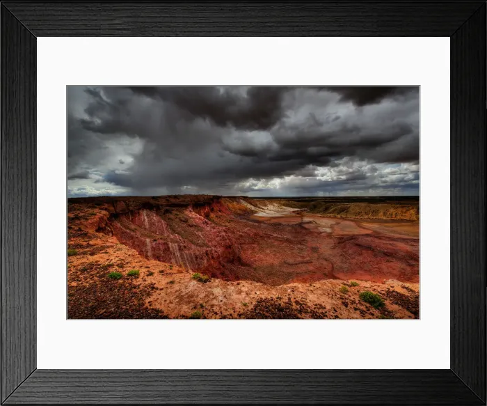 Framed Print : Ochre Pits in Oodnadatta Track, SA Framed Print : Ochre Pits in Oodnadatta Track, SA