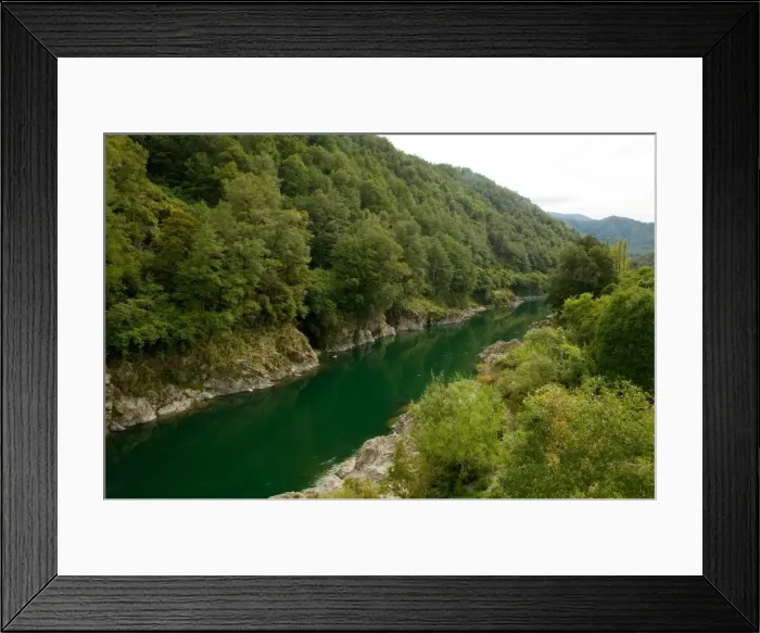 Framed Print : Bulla gorge south island, New Zealand