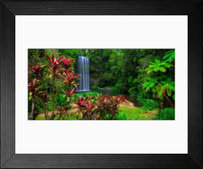 Framed Print : Milla Milla Falls Atherton Tablelands QLD