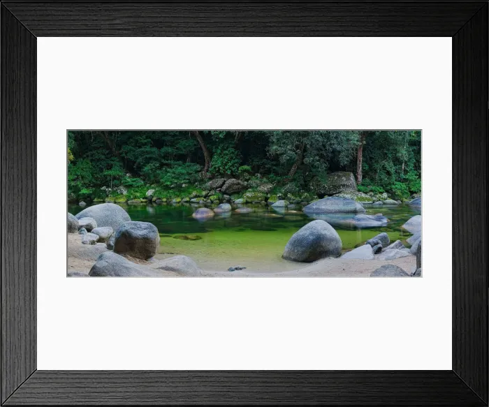 Framed Print : Mosman Gorge Qld