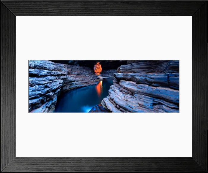 Framed Print : Kermits Pool Karijini National Park WA