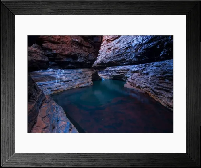 Framed Print : Kermits Pool Karijini National Park WA