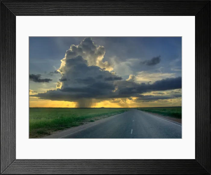 Framed Print : Storm over Plum Plane Framed Print : Storm over Plum Plane