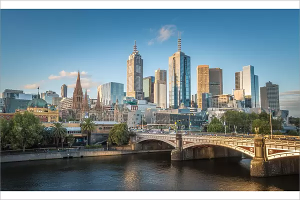 The city of Melbourne, Australia