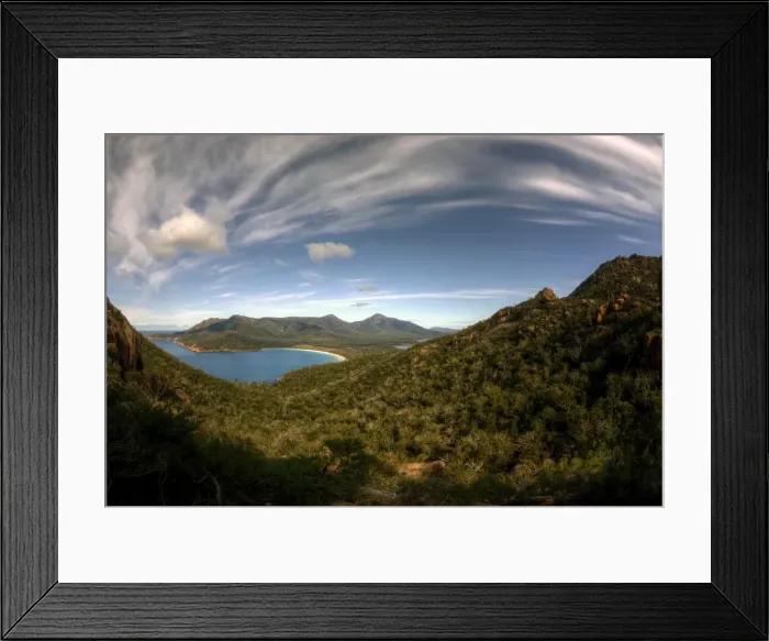 Framed Print : Wineglass Bay East Tasmania National Park Framed Print : Wineglass Bay East Tasmania National Park