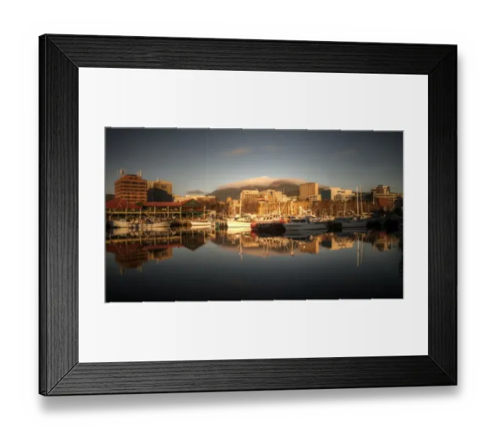 Framed Print : Hobart harbour sunrise